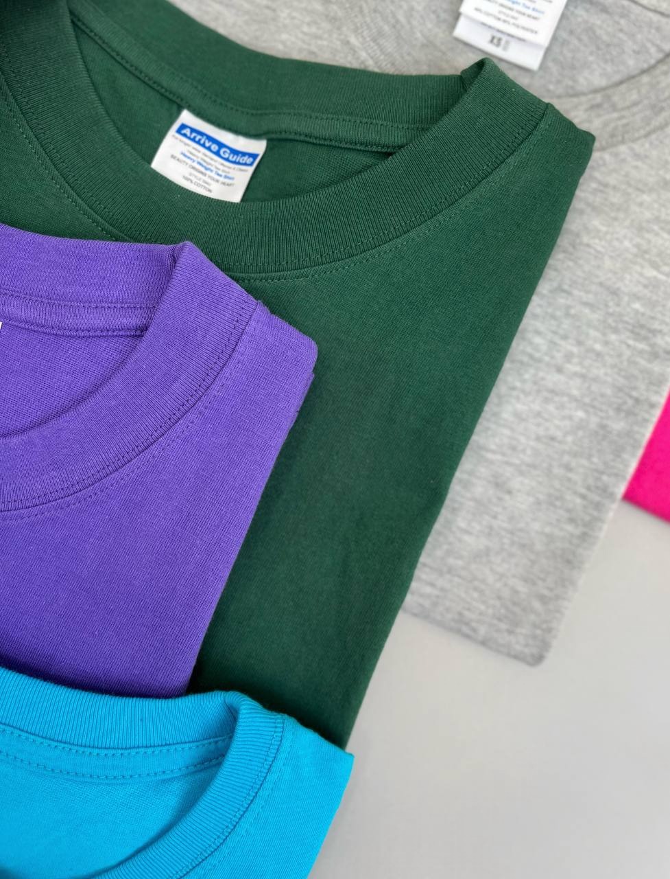 تیشرت نخ و پنبه رنگی کد 3747