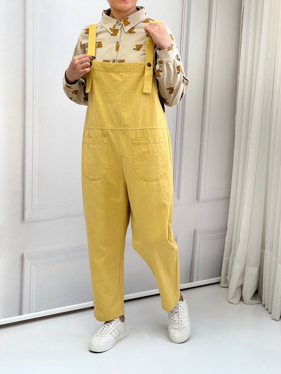 بیلر کتان رنگی کد 3752