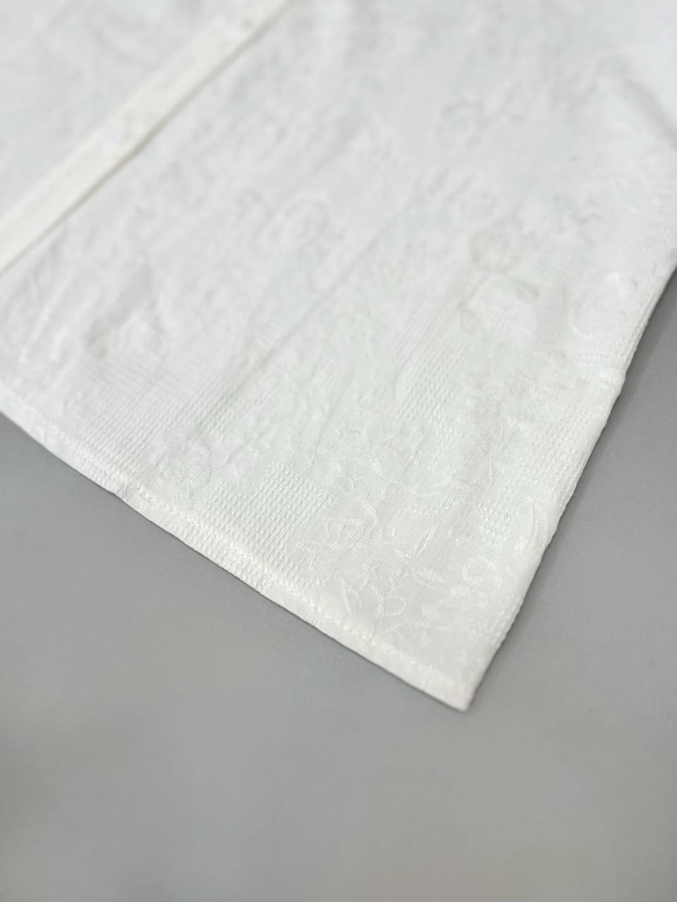 شومیز یقه ب ب گل برجسته کد 3753