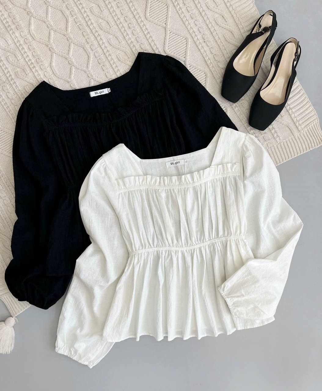 شومیز کمر گتر تمام چین کد 3755