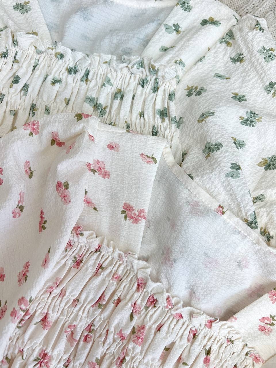 شومیز کرپ گل برجسته شکوفه کد 3760