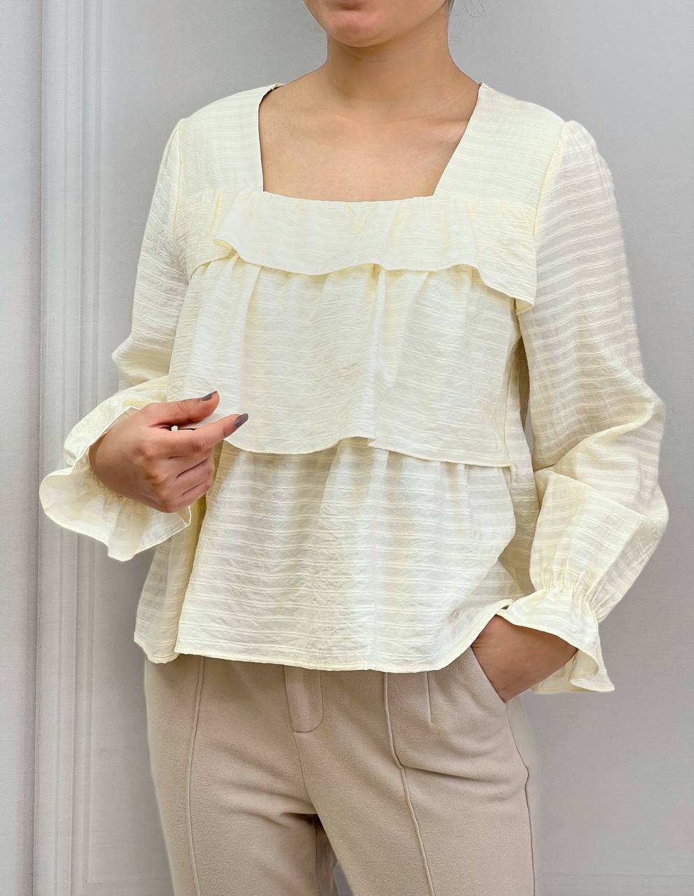 شومیز سه چین کد 3761