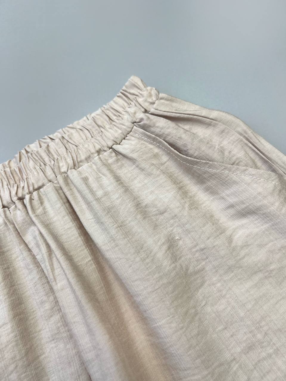 ست شومیز و شلوارک تکرنگ کد 3765