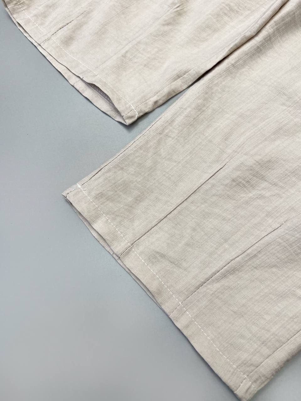 ست شومیز و شلوارک تکرنگ کد 3765