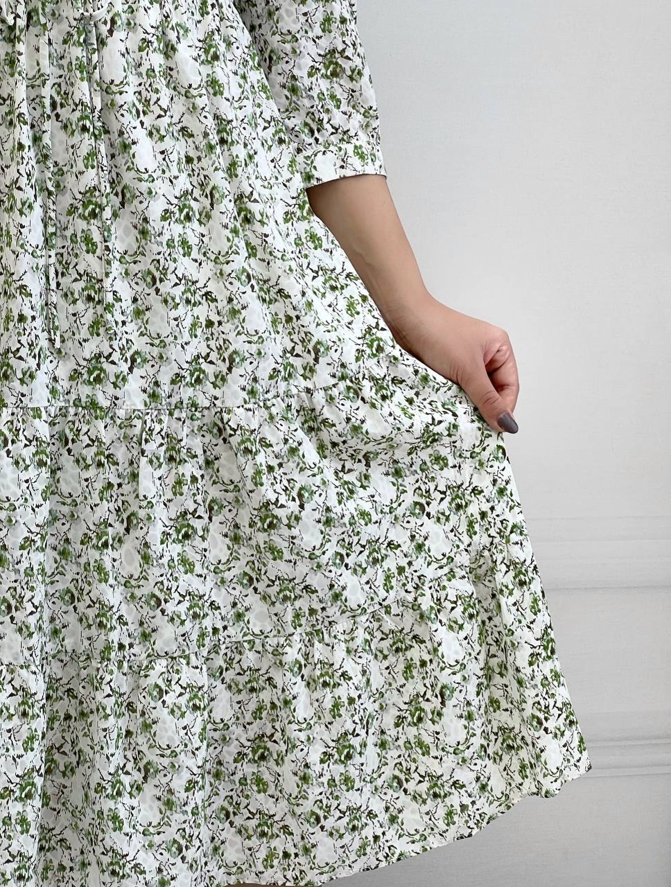 پیراهن گلگلی آستردار کد 3766