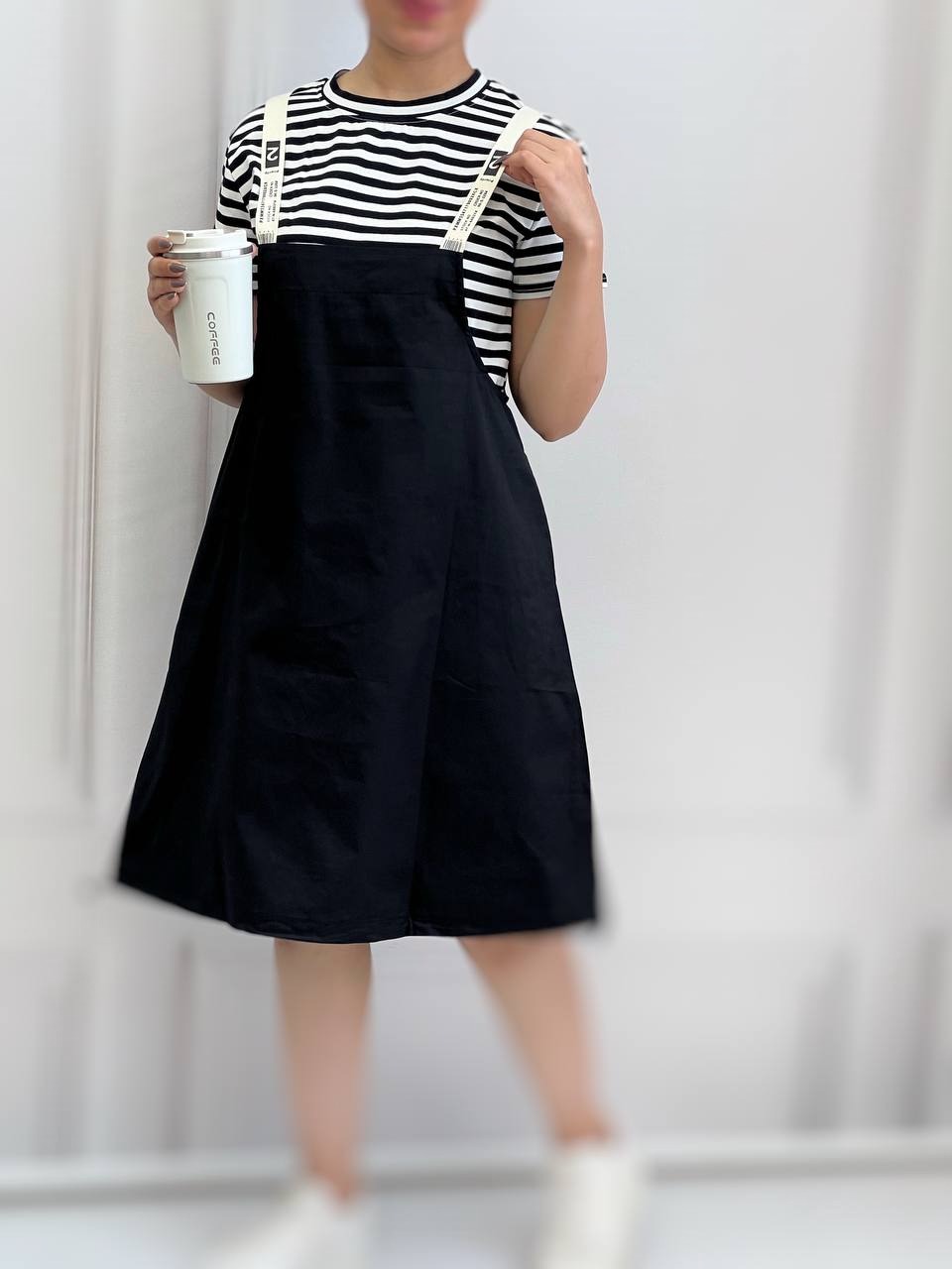 ست دوتیکه سارافن بهمراه تیشرت کد 3768