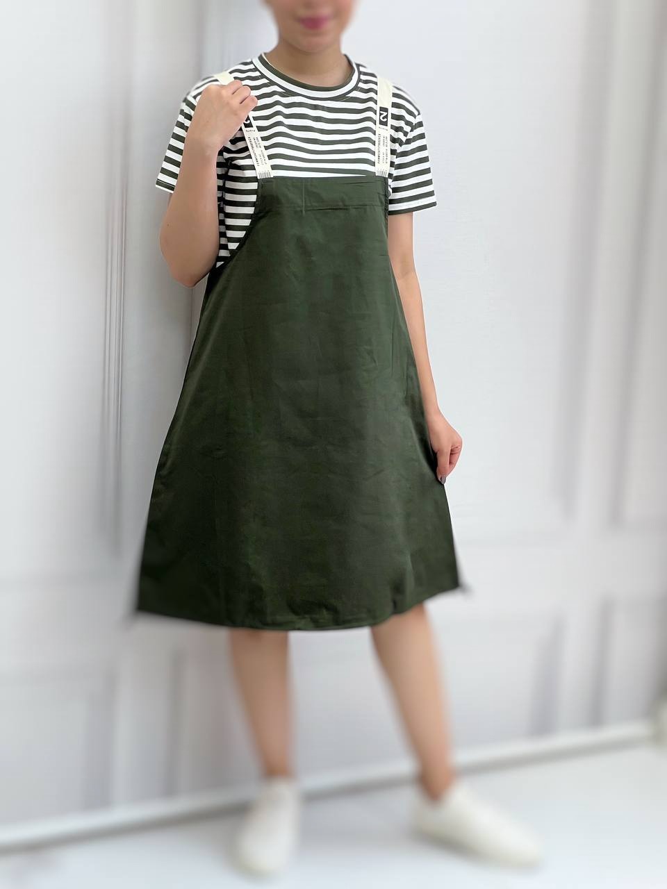 ست دوتیکه سارافن بهمراه تیشرت کد 3768