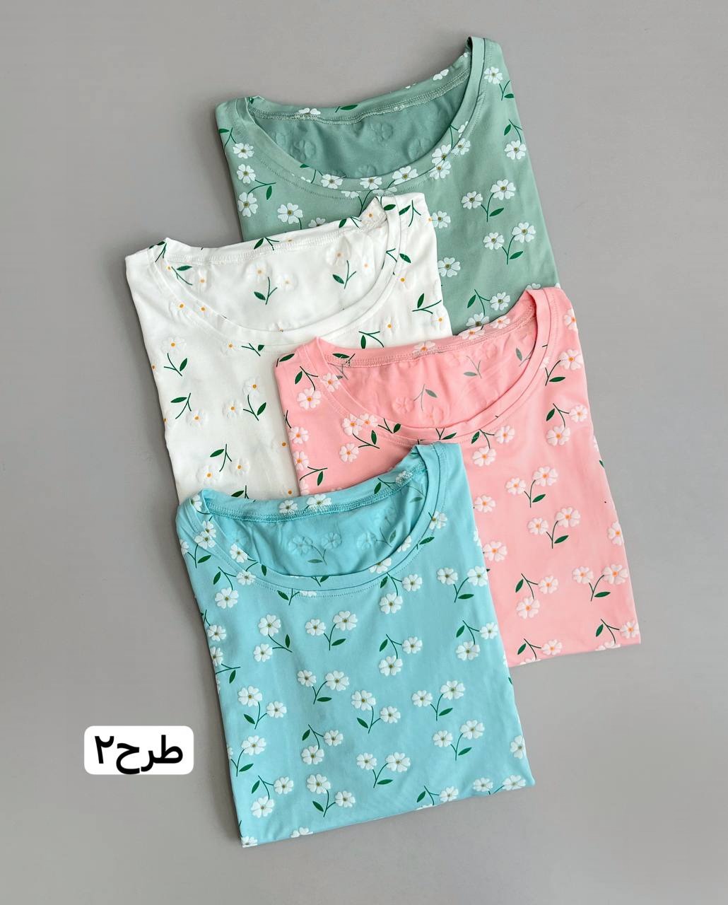 تیشرت گل برجسته کد 3769