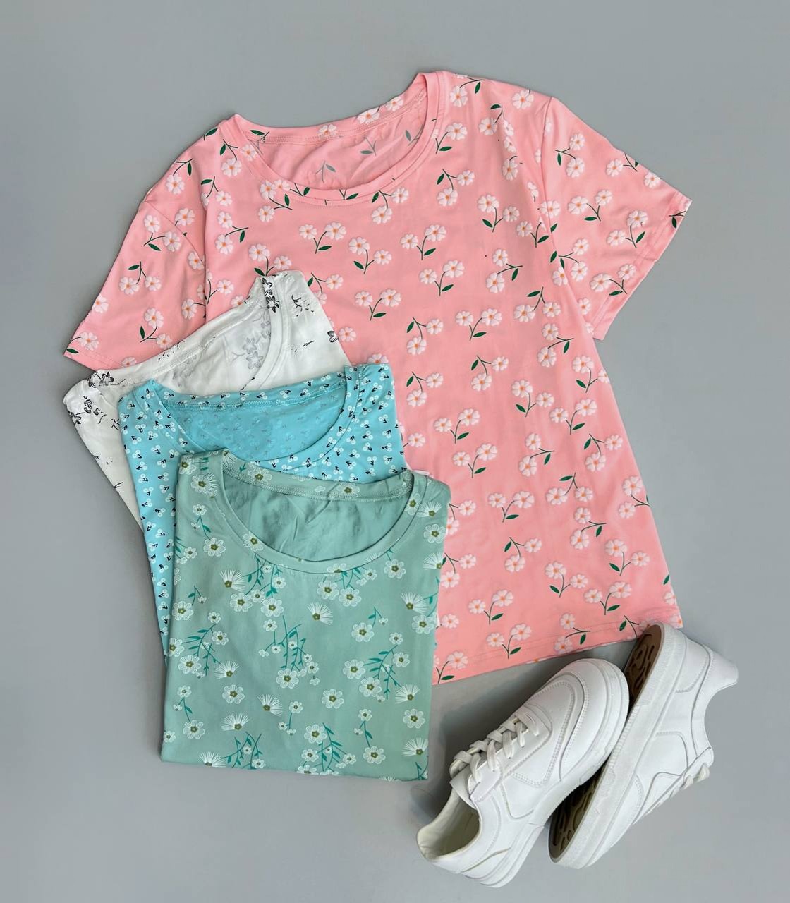 تیشرت گل برجسته کد 3769