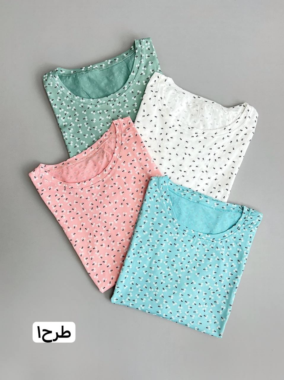 تیشرت گل برجسته کد 3769