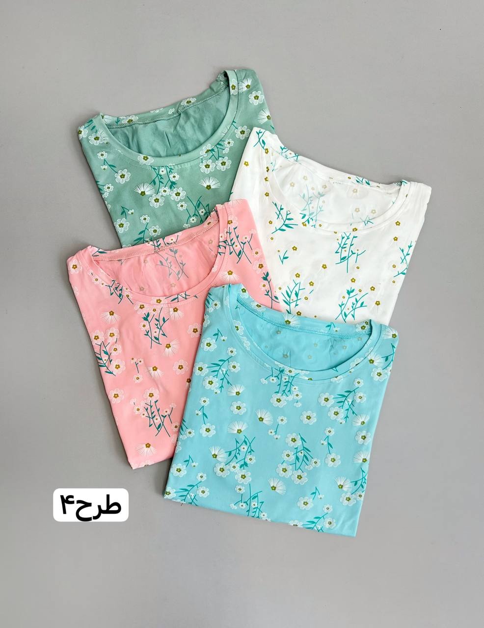 تیشرت گل برجسته کد 3769