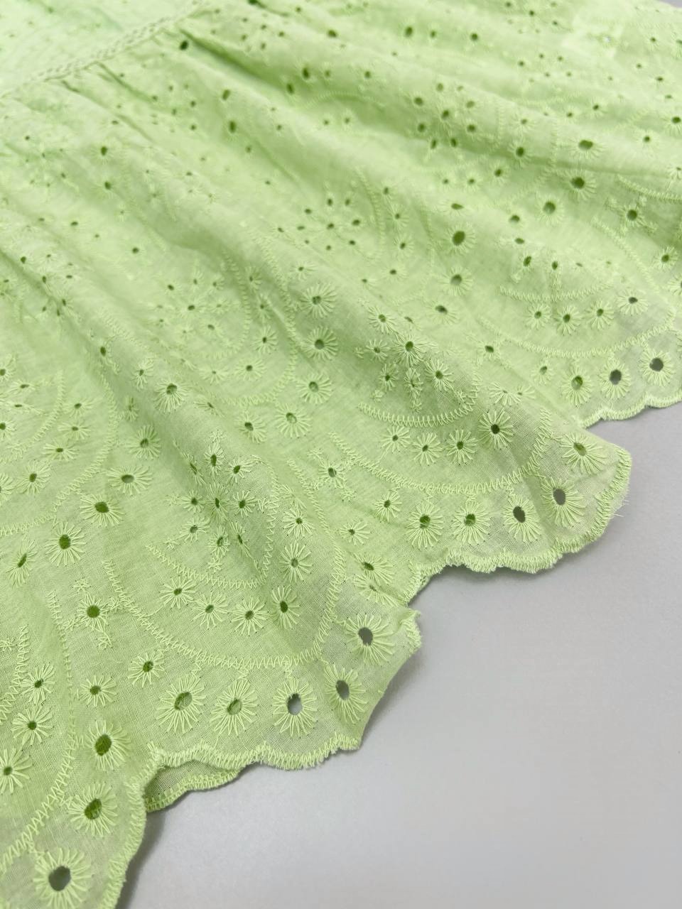 پیراهن خامه دوزی بهمراه تاپ بلند کد 3770