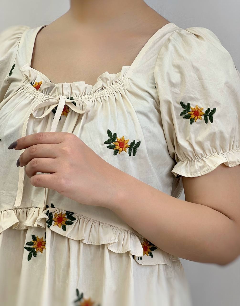 شومیز تمام گلدوزی کد 3774