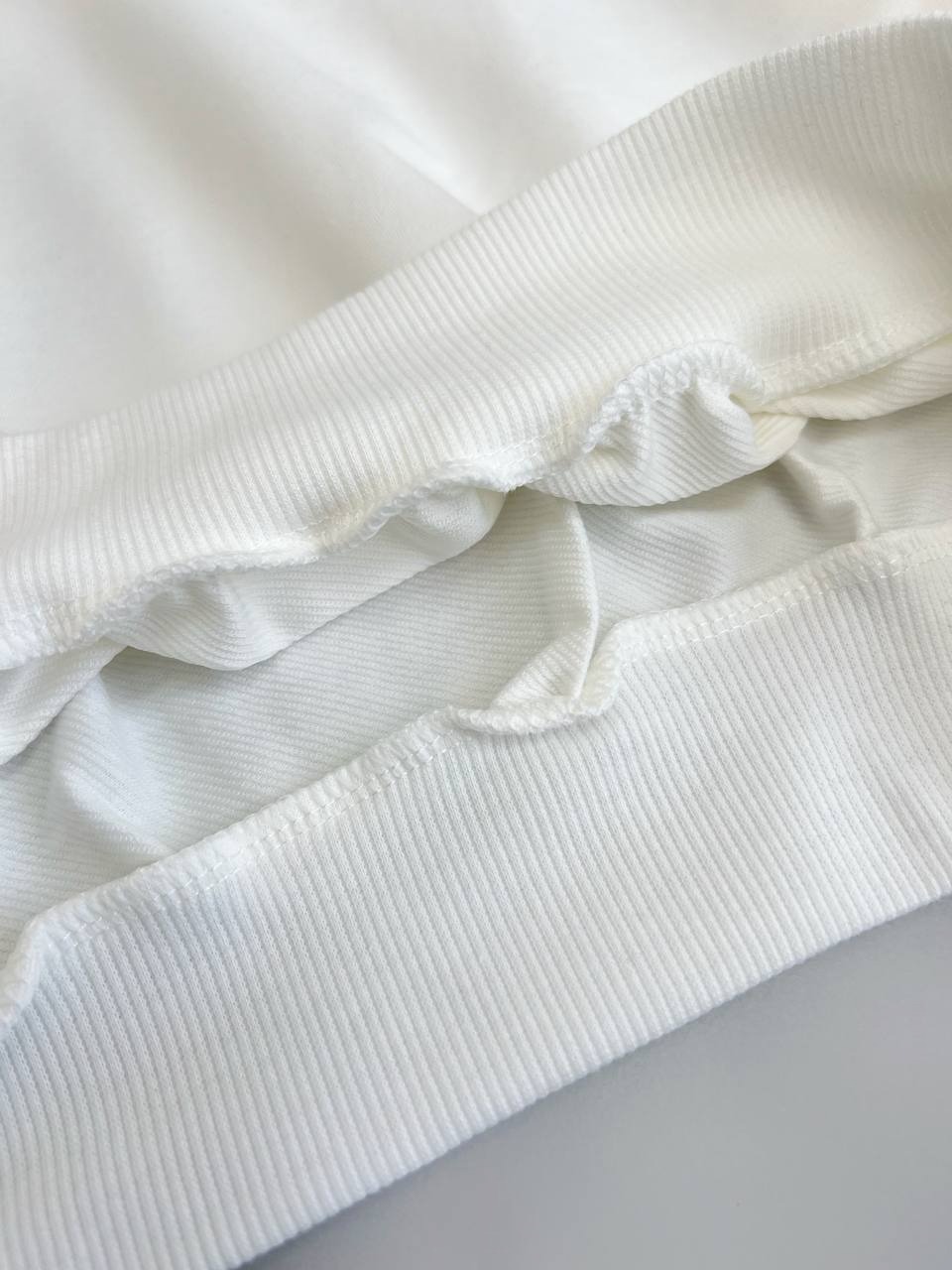 ست بلوز و شلوارک سفید کد 3776