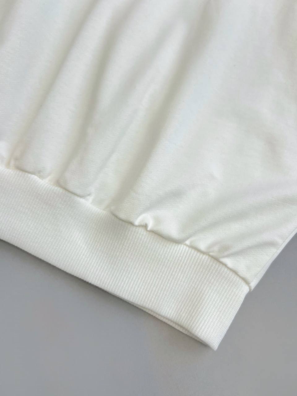 ست بلوز و شلوارک سفید کد 3776