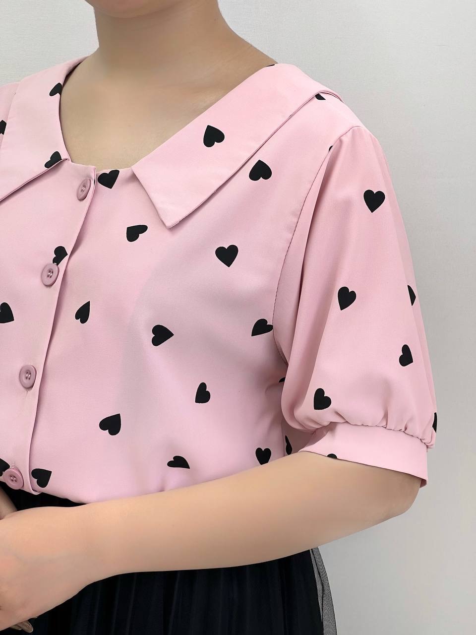 شومیز پشت کش قلب کد 3784