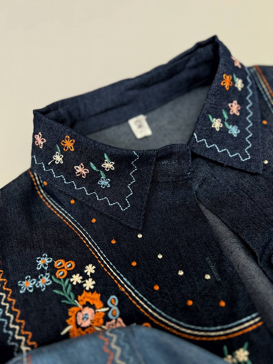 مانتو جین کاغذی مدل 4 کد 3789