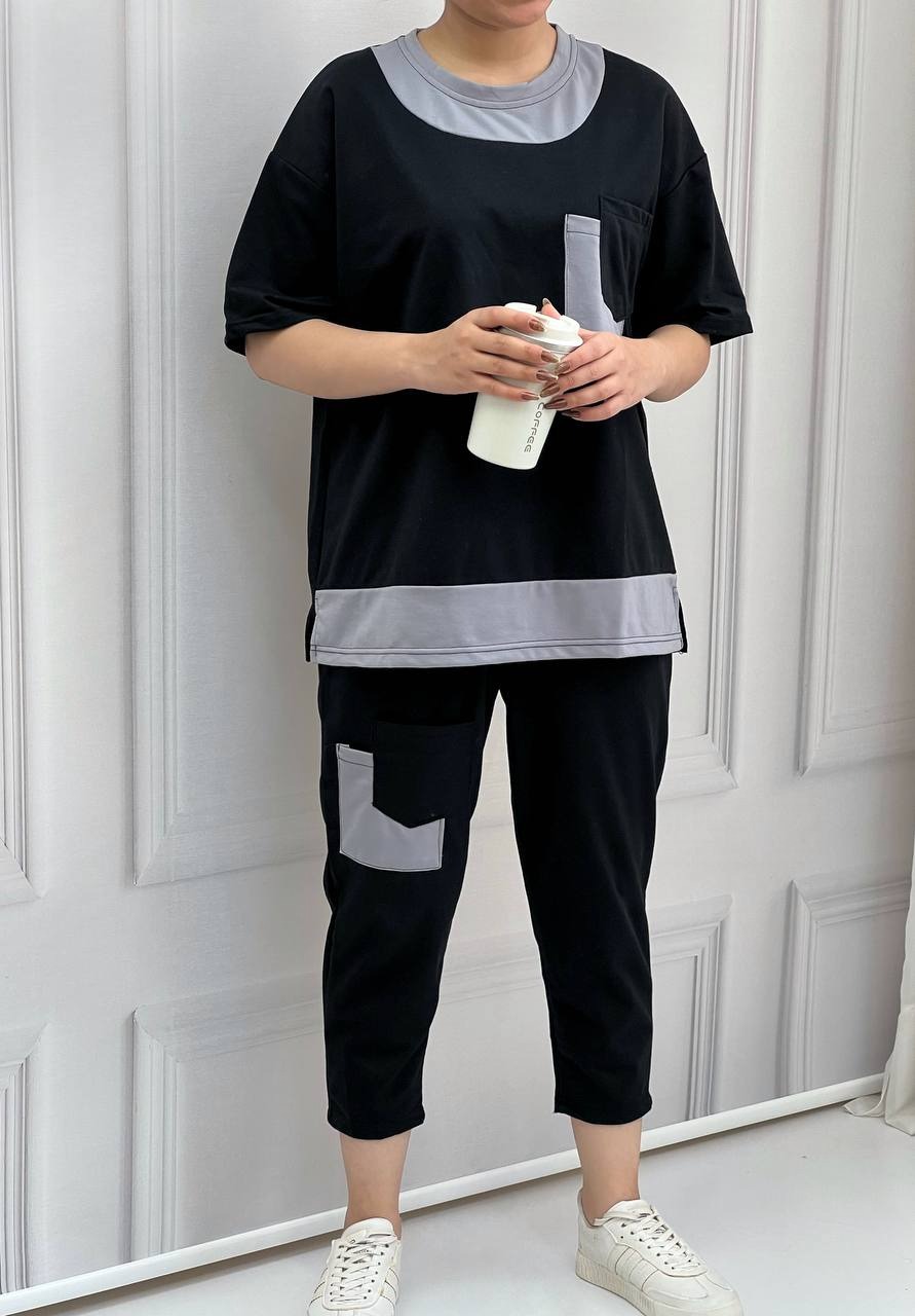 ست تیشرت و شلوارک کد 3793