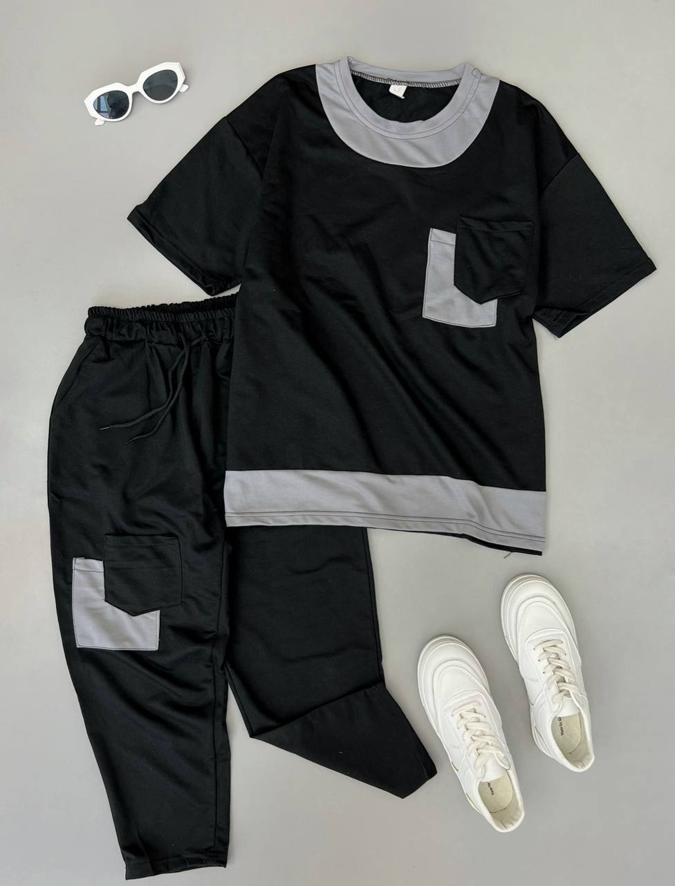 ست تیشرت و شلوارک کد 3793