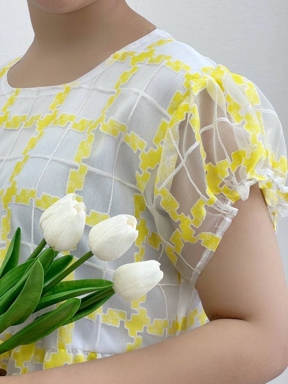 پیراهن ارگنزا سه رنگ کد 3797