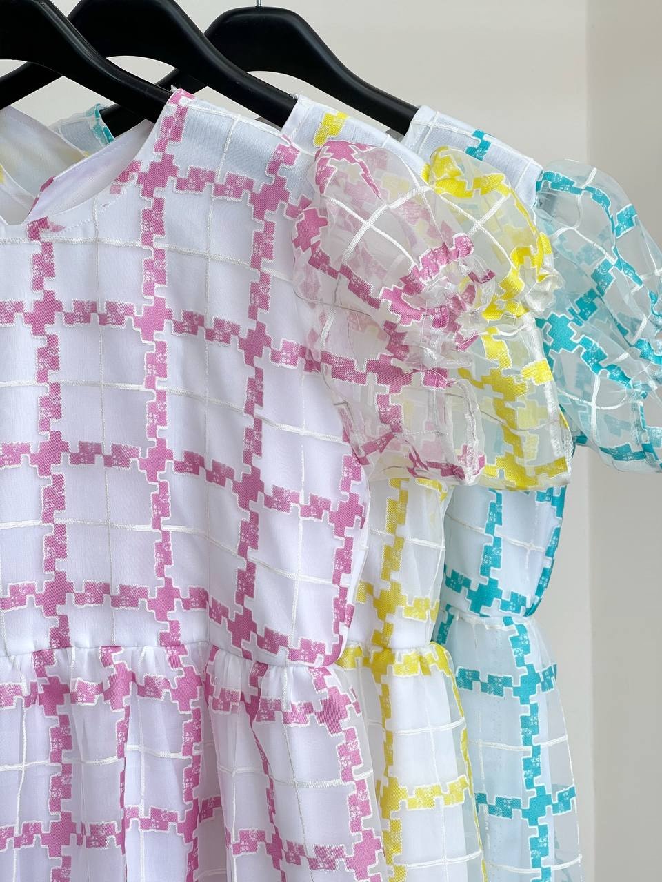 پیراهن ارگنزا سه رنگ کد 3797