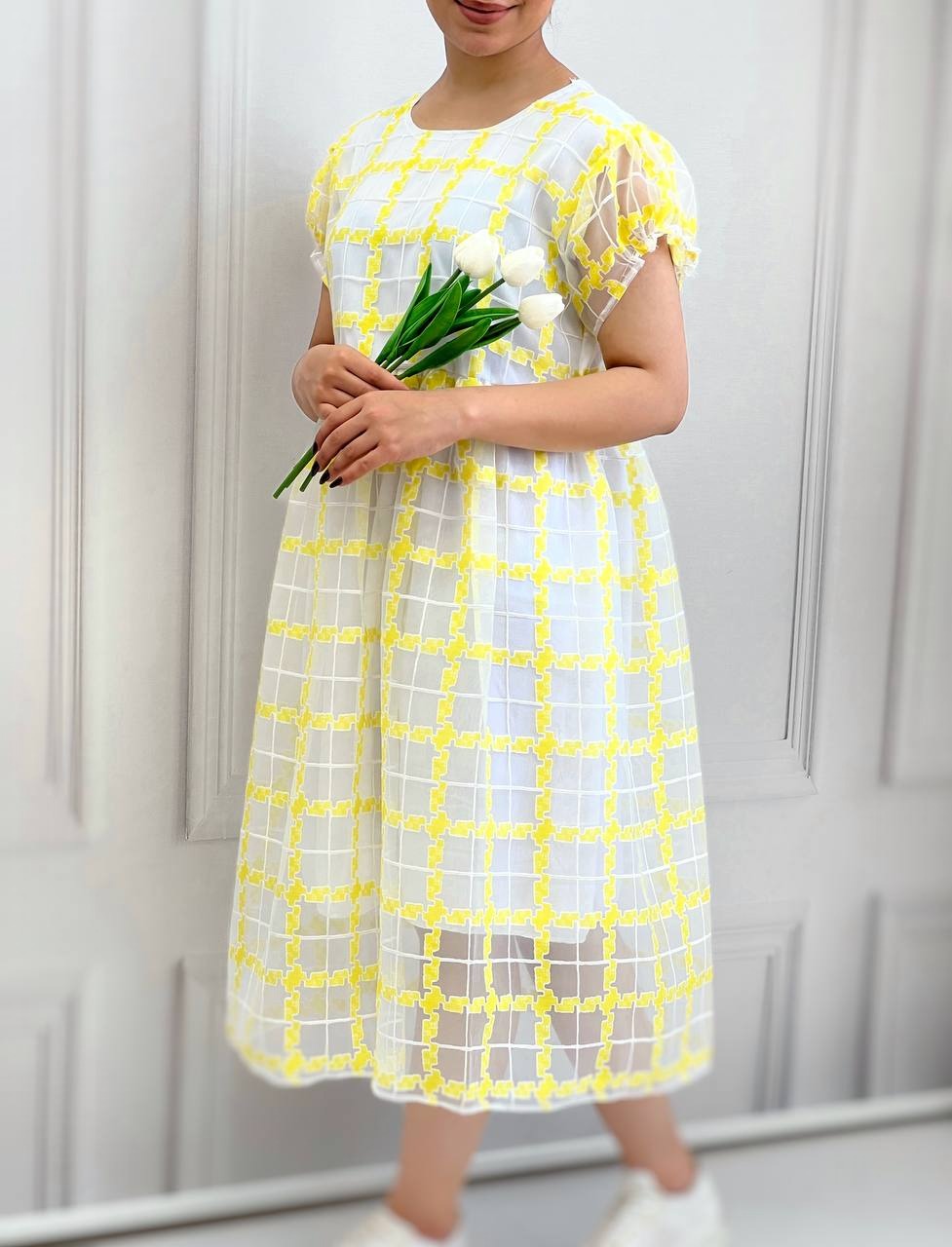 پیراهن ارگنزا سه رنگ کد 3797