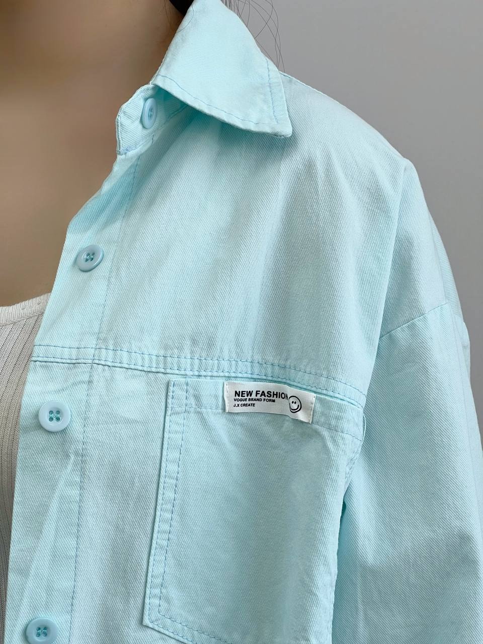 شومیز کتان نخ رنگی کد 3801