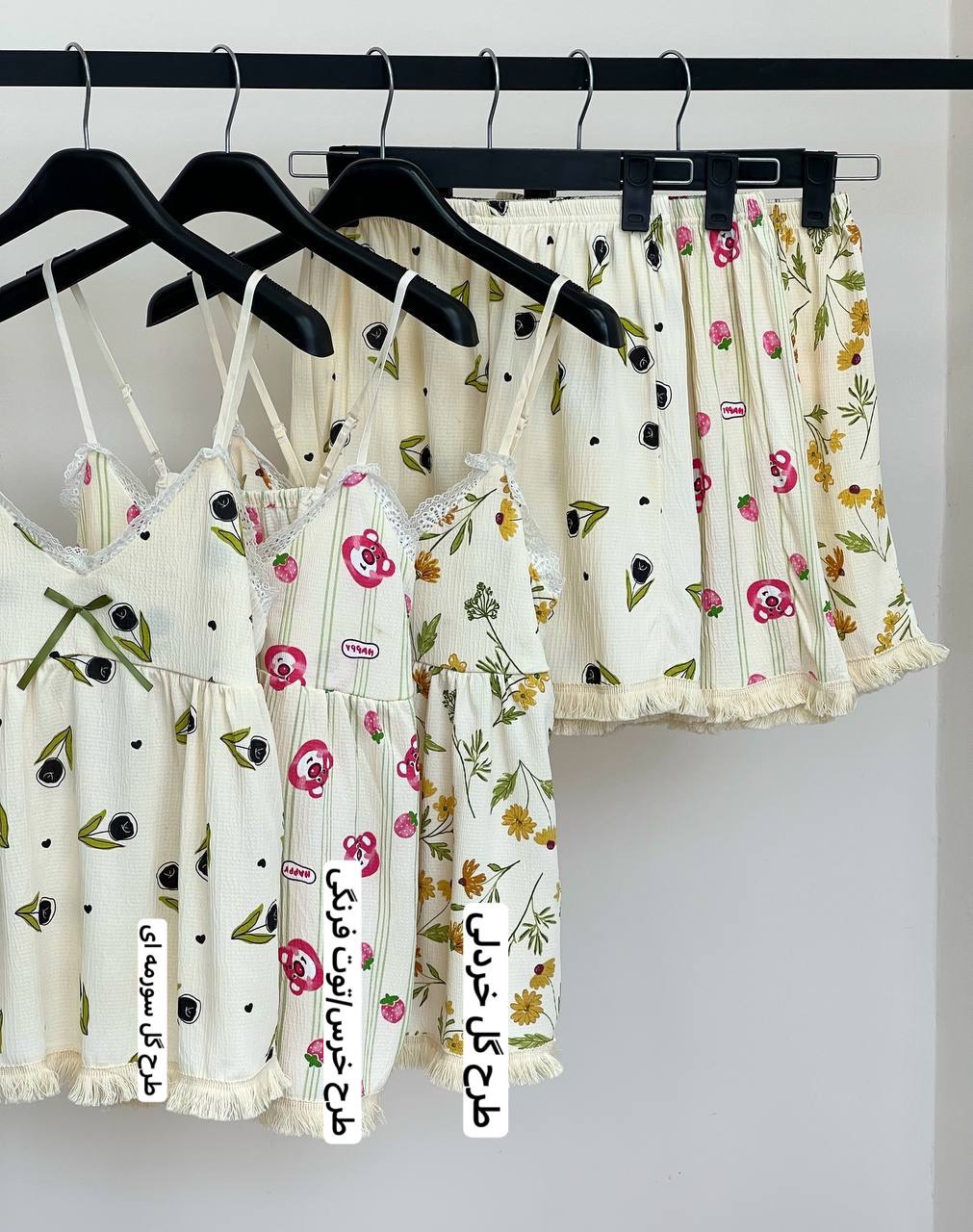 ست تاپ و شورتک کد 3807