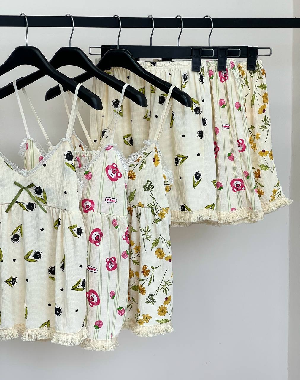 ست تاپ و شورتک کد 3807