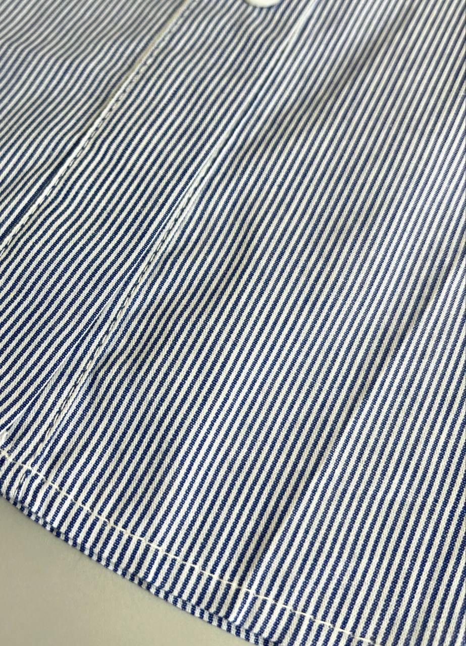 شومیز بالا چین دار جلو دکمه کد 3809