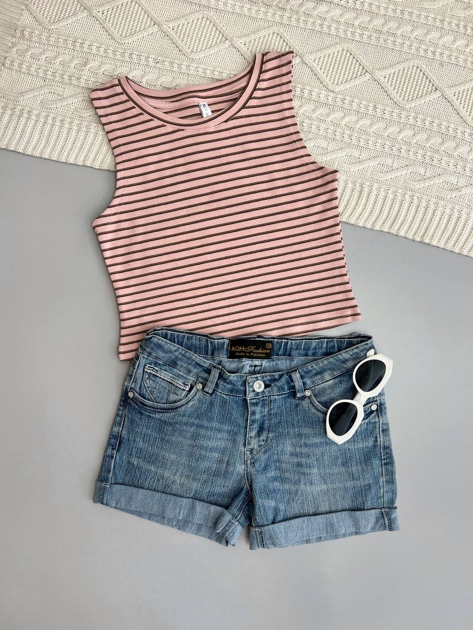 کراپ راه راه وارداتی کد 3816