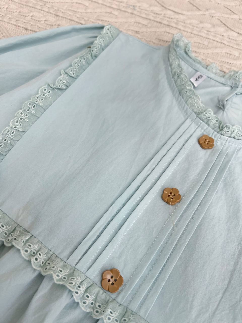 شومیز عروسکی نما دکمه کد 3823