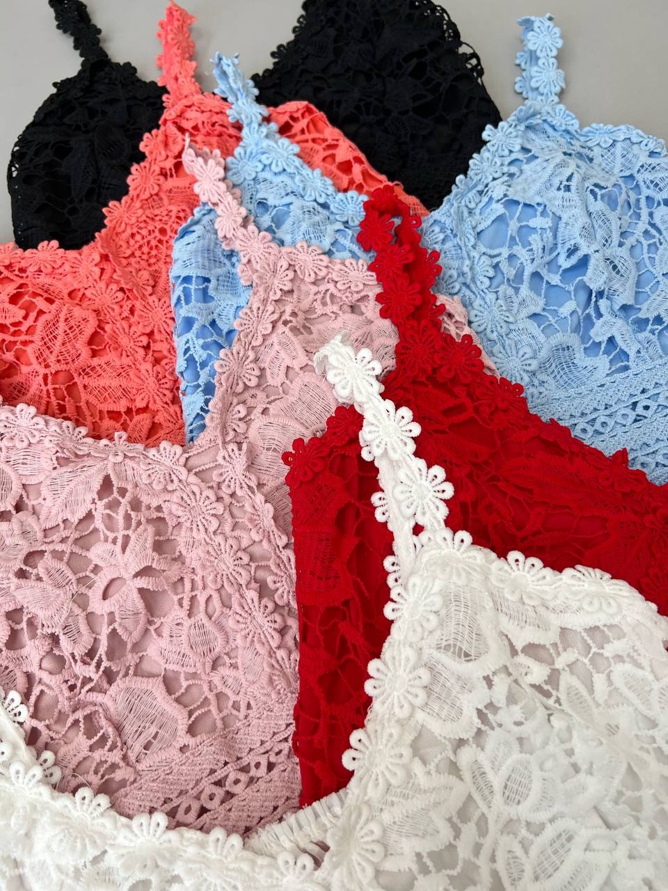 نیم تنه دانتل پشت کش کد 3827