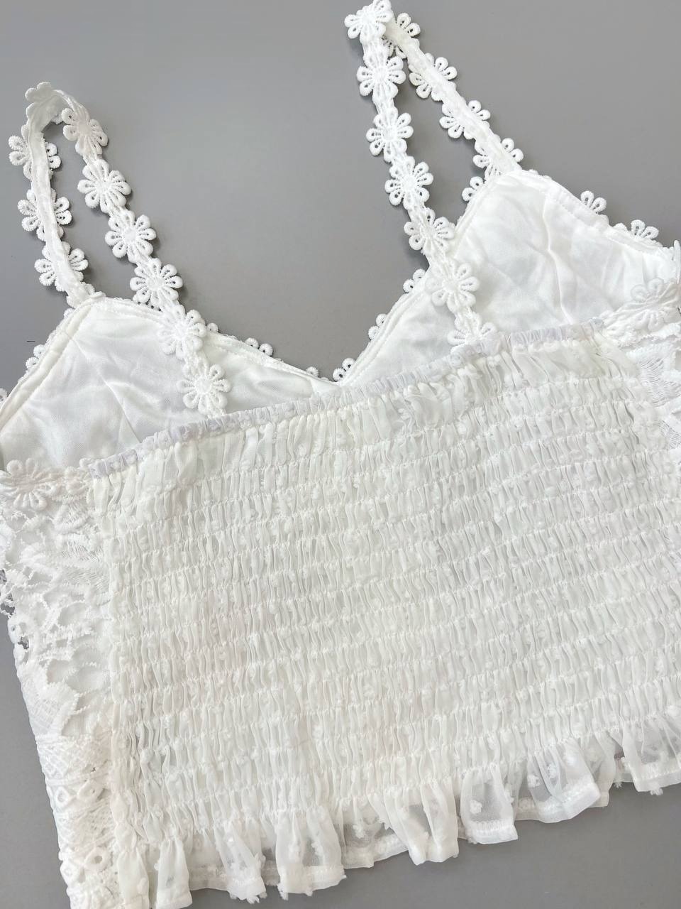 نیم تنه دانتل پشت کش کد 3827