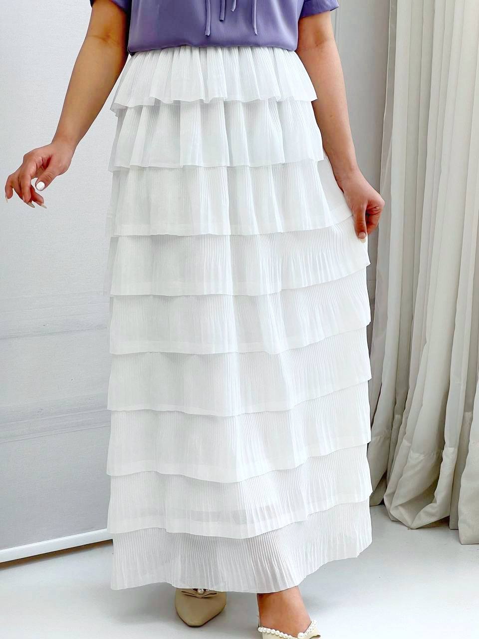 دامن طبقه ای پلیسه کد 3831