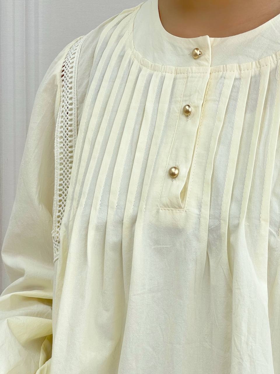 شومیز عروسکی جلو دکمه 3832