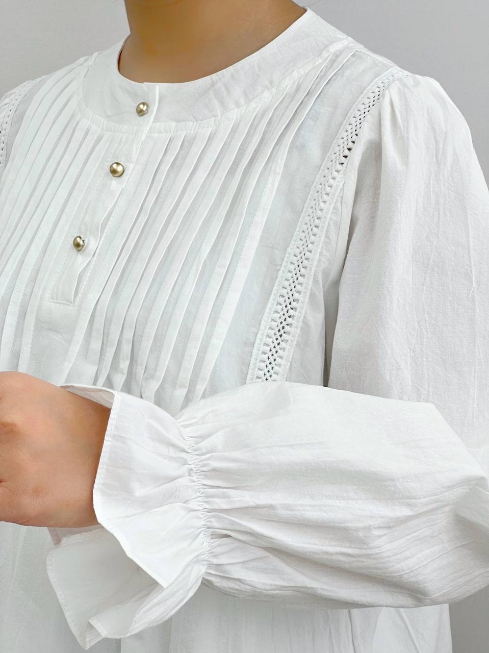 شومیز عروسکی جلو دکمه 3832