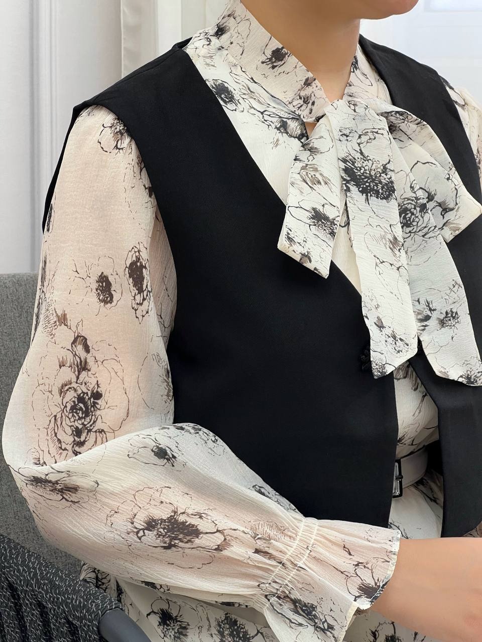 ست پیراهن و جلیقه کد 3833