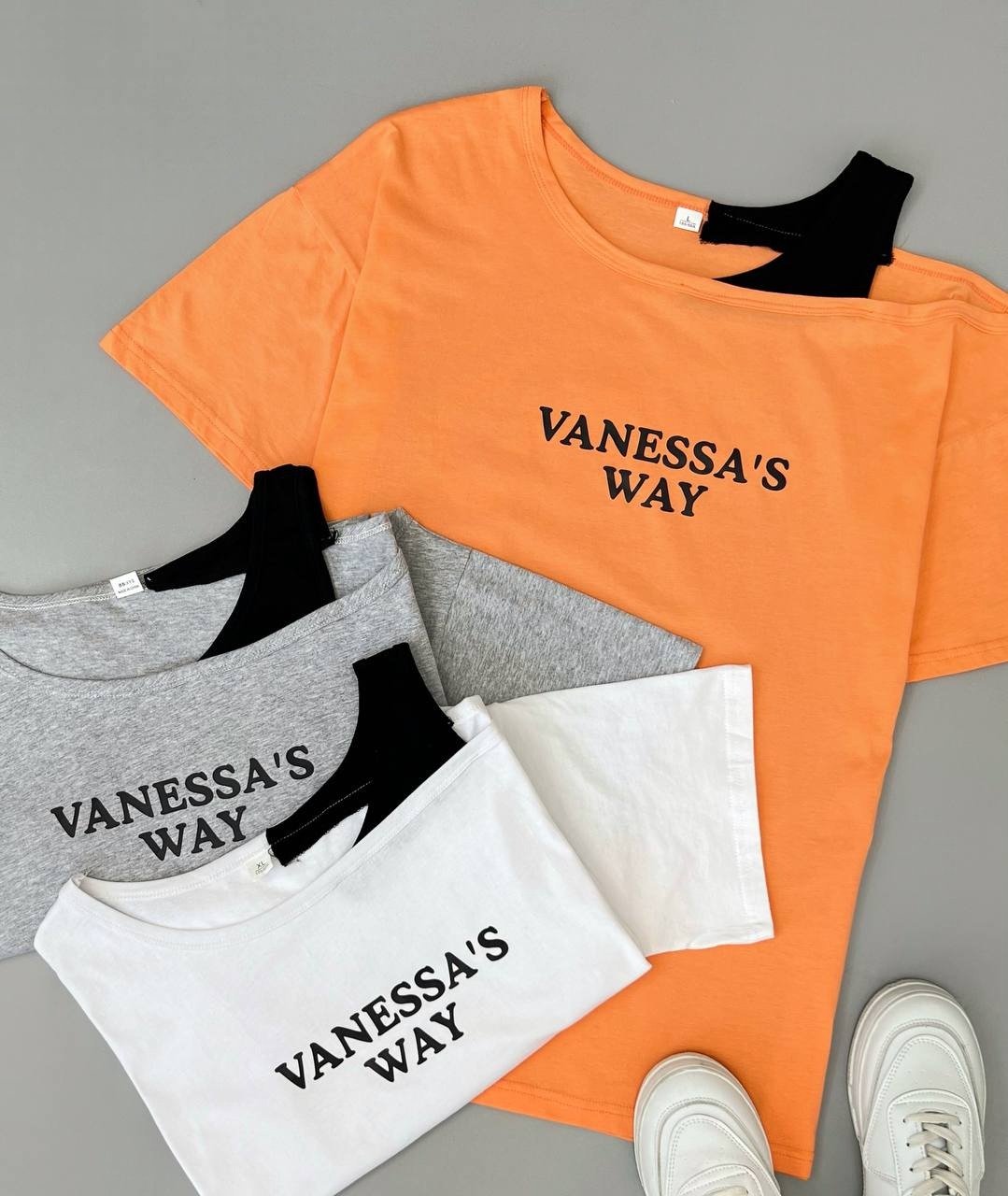 تیشرت سرشانه باز کد 3836