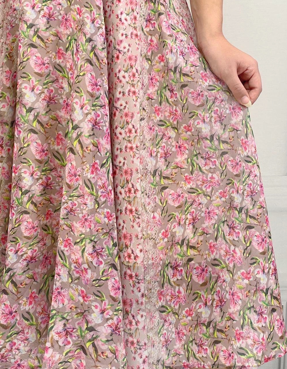 پیراهن حریر عروسکی کد 3842