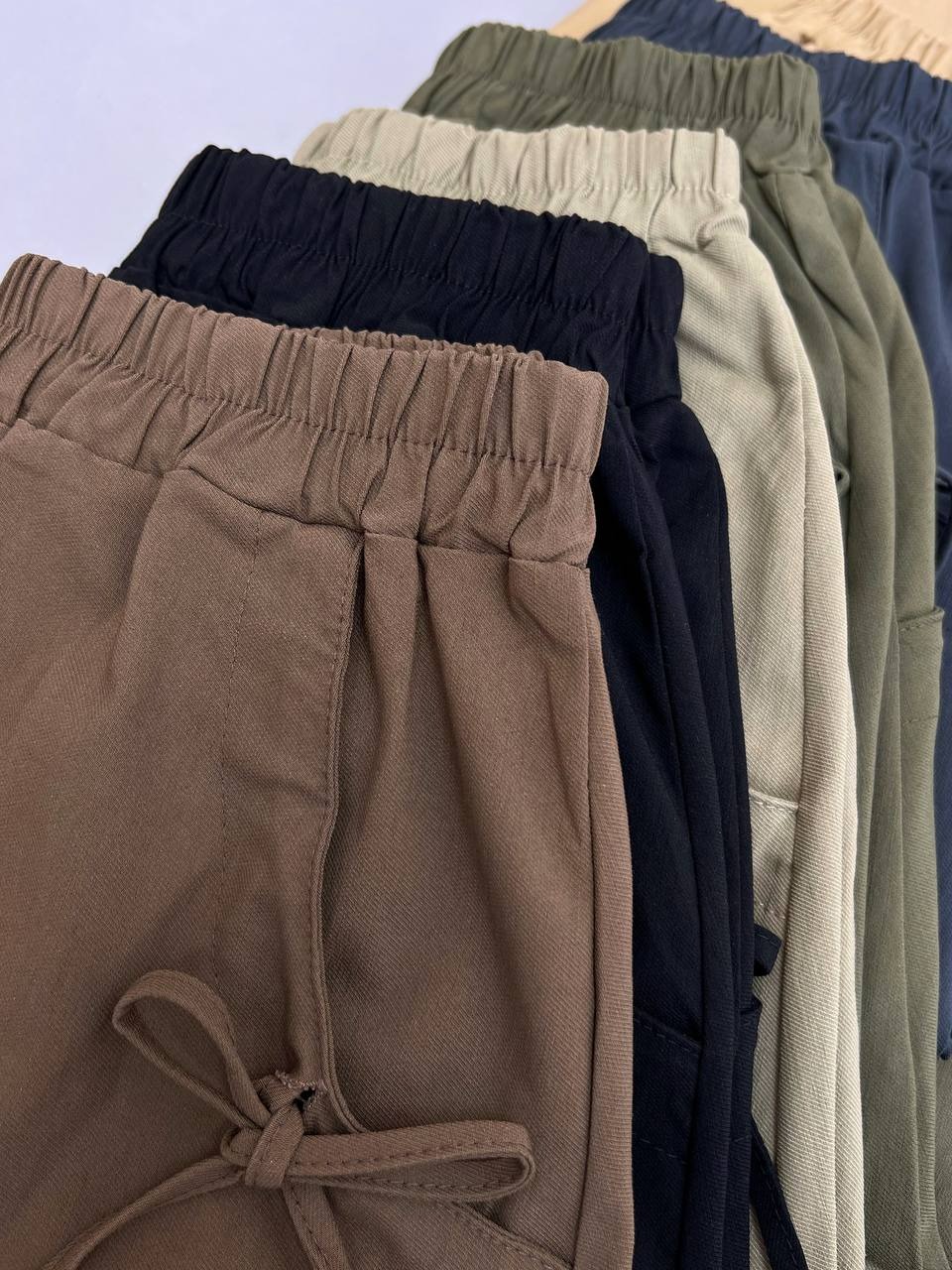 دامن کتان کش میدی کد 3844