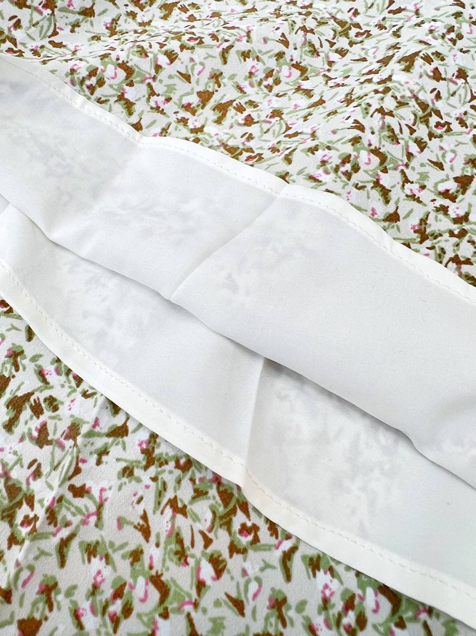 پیراهن کرپ آستردار کد 3853