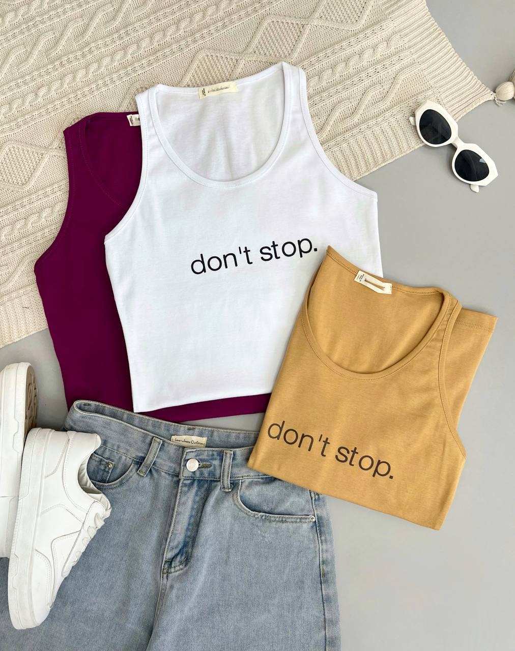 تاپ نخ و پنبه dont stop کد3856