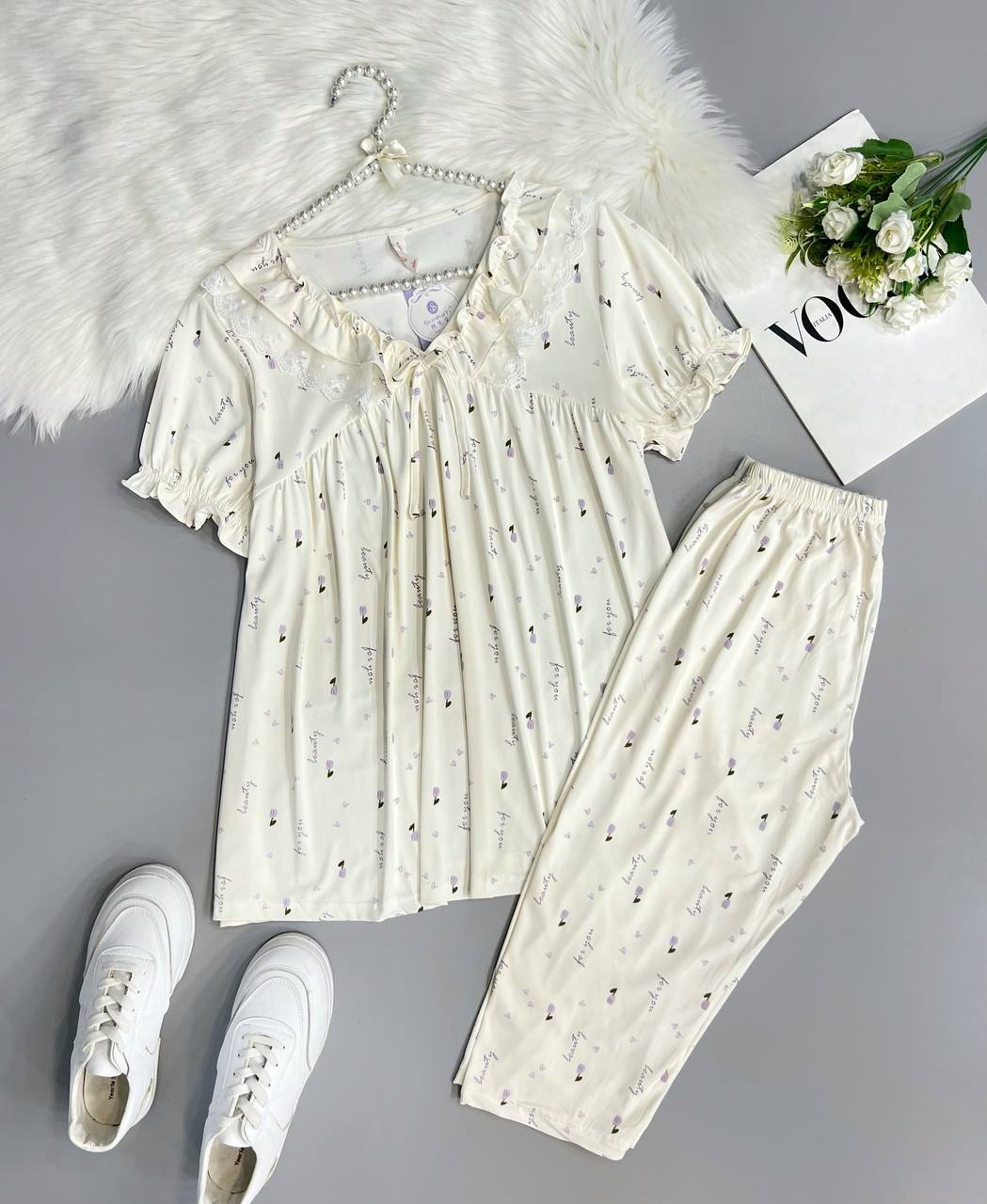 ست بلوز و شلوارک دو طرح کد 3878