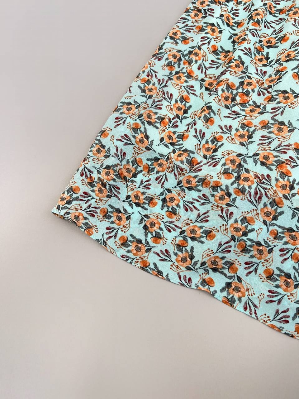 پیراهن کرپ حریر تکرنگ کد 3879