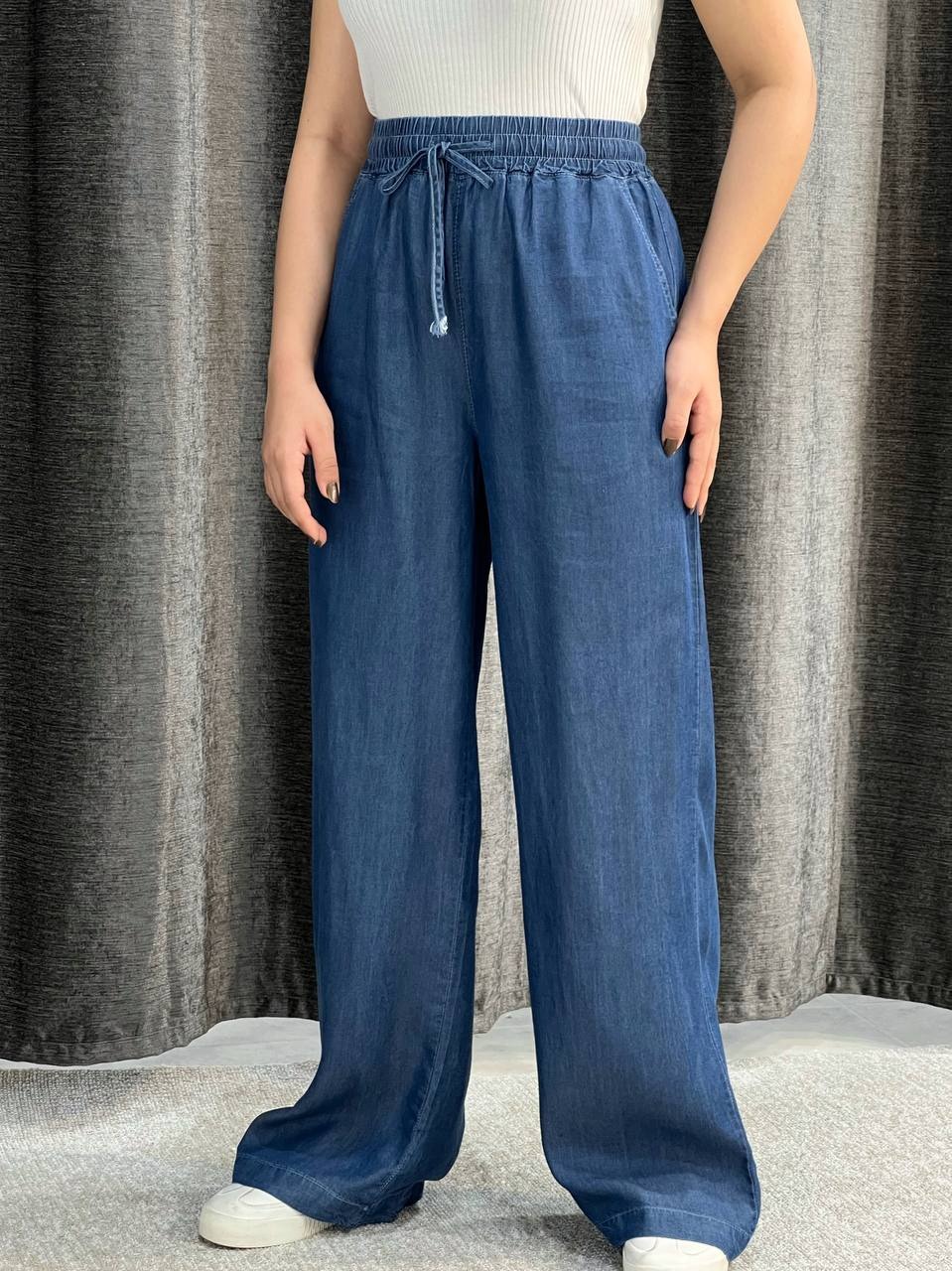 شلوار جین کاغذی بگ کد 3880