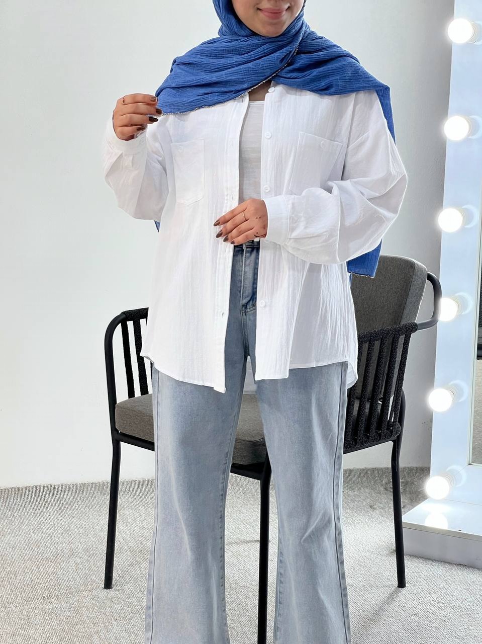 شومیز کنف رنگی کد 3882