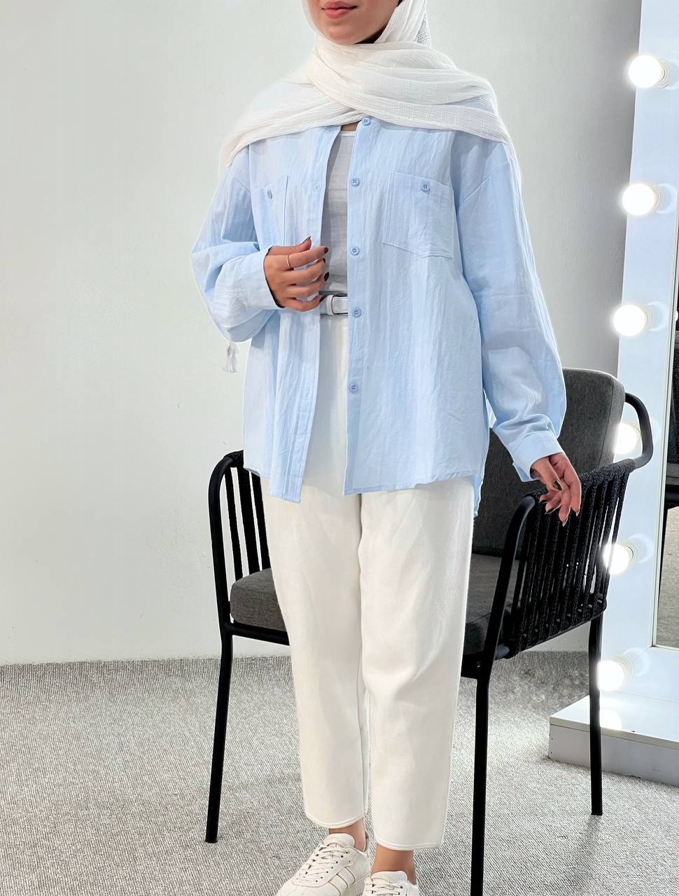 شومیز کنف رنگی کد 3882