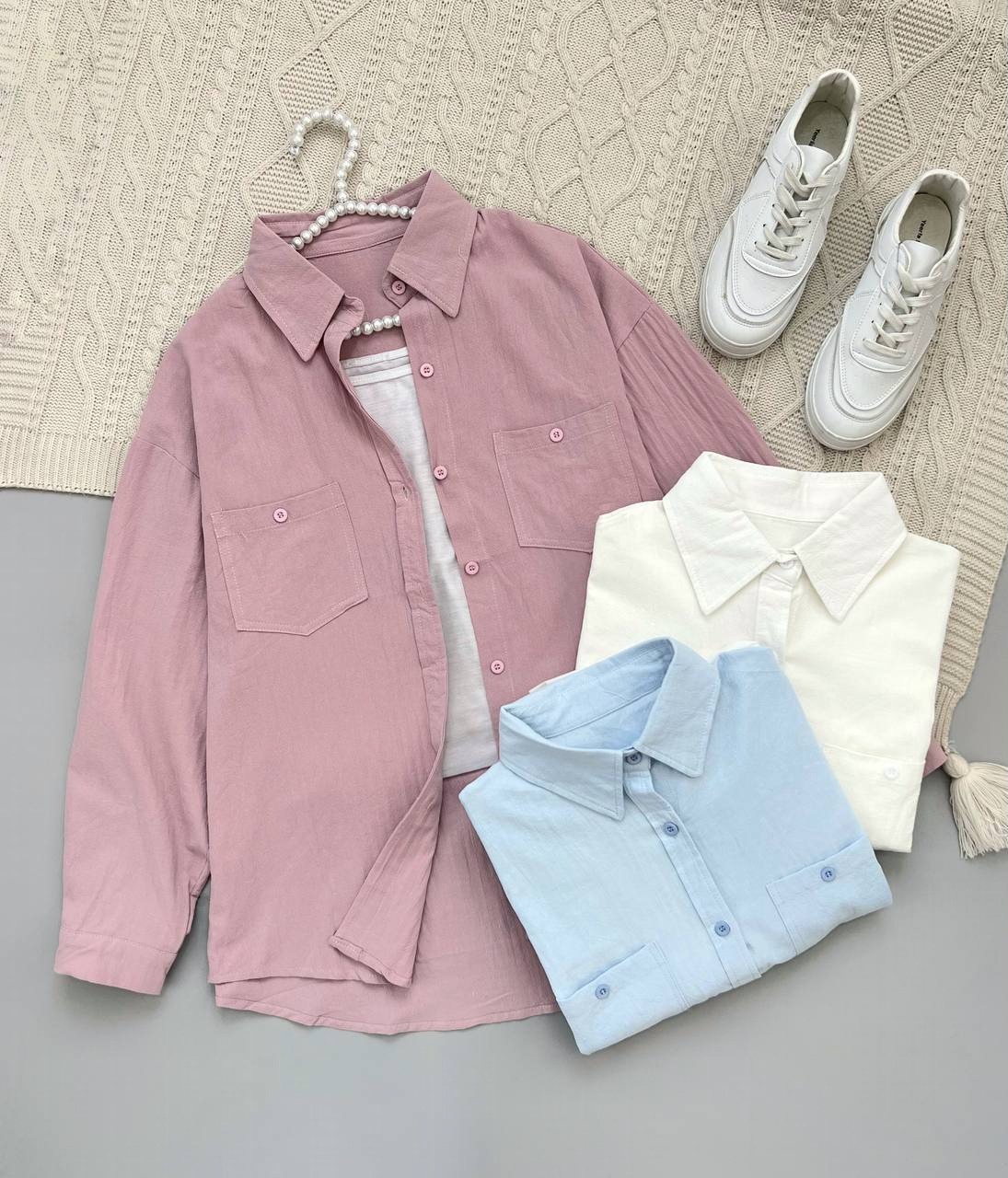 شومیز کنف رنگی کد 3882