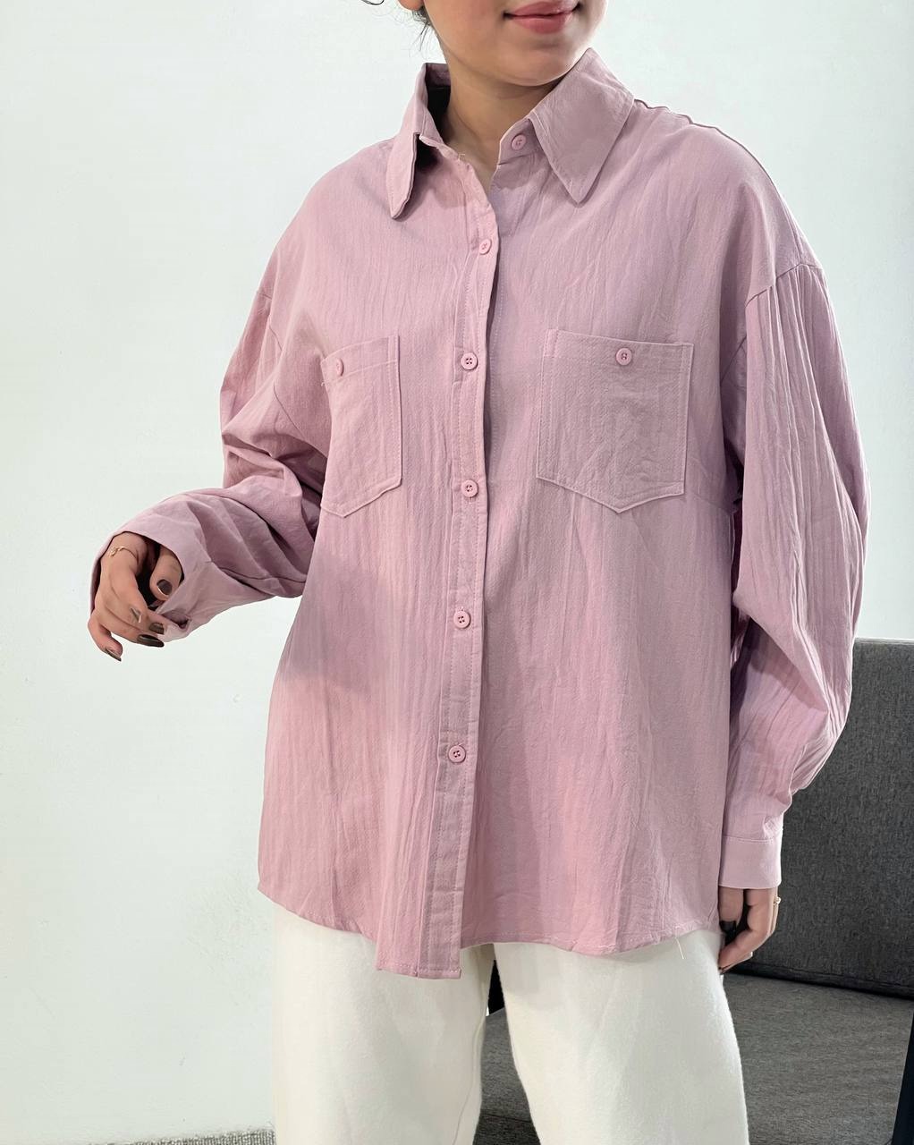 شومیز کنف رنگی کد 3882